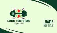 Weight Lifter Business Card example 4