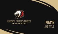 Horse Sports Mascot Business Card Design