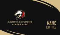 Horse Sports Mascot Business Card