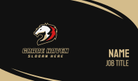 Horse Sports Mascot Business Card
