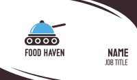 Food Tray Tank Business Card Image Preview