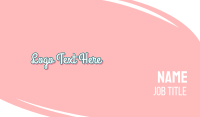 Pastel Children Store Business Card