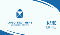 Blue Mail Envelope Business Card