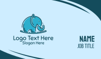 Blue Elephant Kids Toy Business Card