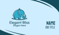 Blue Elephant Kids Toy Business Card
