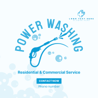 Pressure Washer Services Instagram Post Design