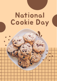 Cute Cookie Day Poster