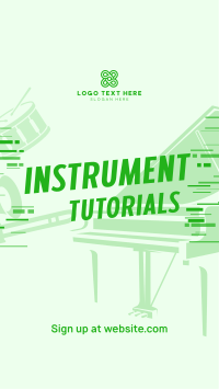 Music Instruments Tutorial Instagram Story