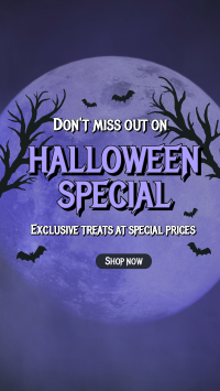 Halloween Special Sale Facebook Story