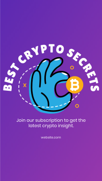 Crypto Insights Instagram Story