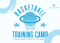 Train Your Basketball Skills Postcard