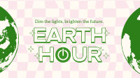 Earth Hour Retro Animation