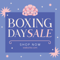 Boxing Day Sparkles Instagram Post Design