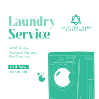 Laundry Service Instagram Post