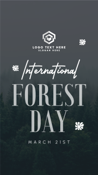 Minimalist Forest Day Instagram Reel