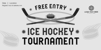 Ice Hockey Tournament Twitter Post