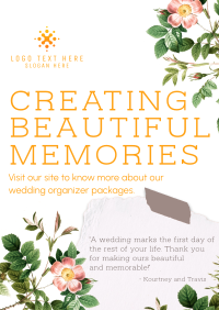 Beautiful Wedding Memories Flyer Design