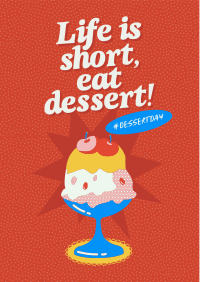 Retro Dessert Day  Flyer