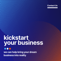 Business Kickstarter Linkedin Post Design