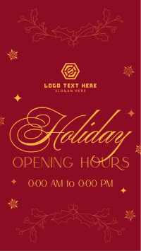 Elegant Holiday Opening Instagram Story