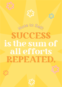 All Efforts Repeated Poster