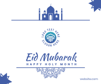 Eid Mubarak Mosque Facebook Post