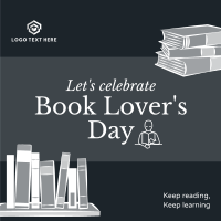 Book Lovers Celebration Instagram Post Design
