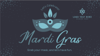 Mardi Mask Facebook Event Cover