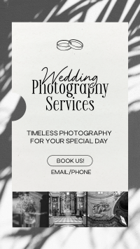 Elegant Wedding Photographer Instagram Reel Image Preview