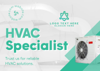 HVAC Specialist Postcard