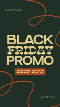 Artsy Black Friday Instagram Reel Design