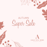 Autumn Super Sale Instagram Post