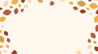 Autumn Leaf Mosaic Zoom Background