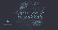 Hanukkah Star Greeting Facebook Ad