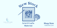 New Art Stock Twitter Post