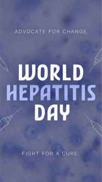 Minimalist Hepatitis Day Awareness TikTok Video