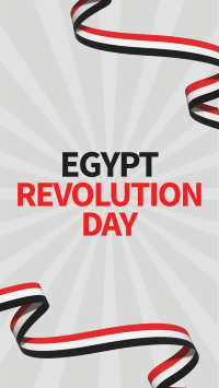 Egypt Revolution Day Facebook Story