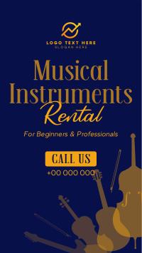 Music Instrument Rental TikTok Video