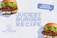 Double Special Burger Pinterest Cover Image Preview