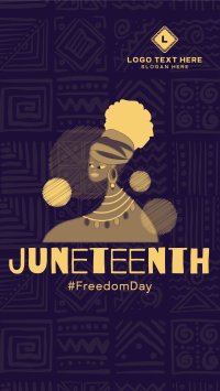 Celebrating Juneteenth Facebook Story