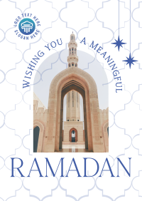 Greeting Ramadan Arch Flyer