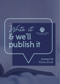 Write & Publish Flyer