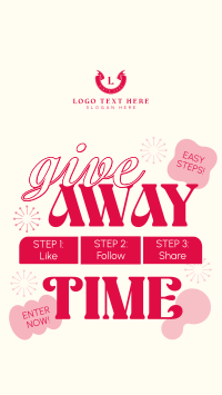 Simple Giveaway Steps Instagram Story