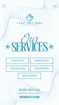 Elegant Our Services Instagram Story