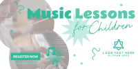 Music Lessons for Kids Twitter Post