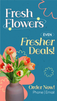 Fresh Flowers Sale YouTube Short