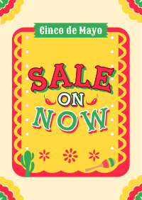 Cinco de Mayo Picado Sale Poster