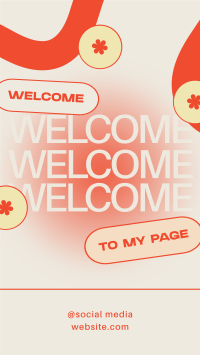 Minimal Welcome Page Video