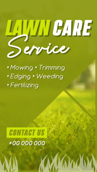 Lawn Care Maintenance Facebook Story