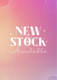 Gradient & Lines New Stock Flyer